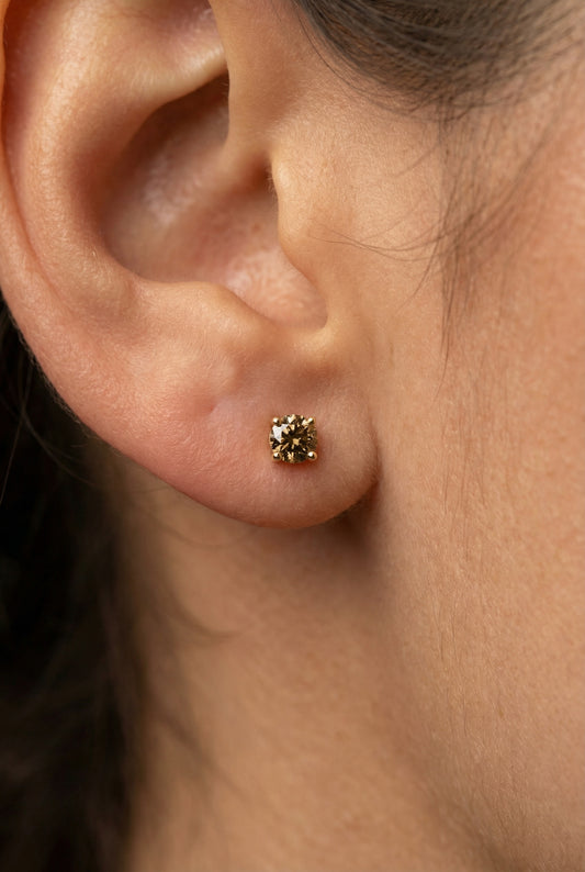 AЇNE Wine Topaz Studs