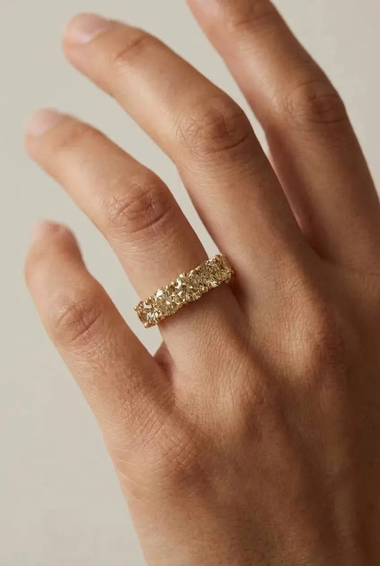 AÏNE Amber Wine Topaz Ring