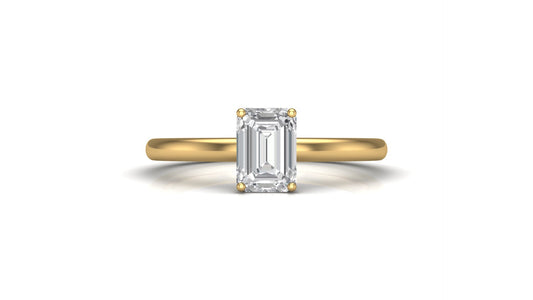 AЇNE Sheer Topaz Ring in Yellow Gold