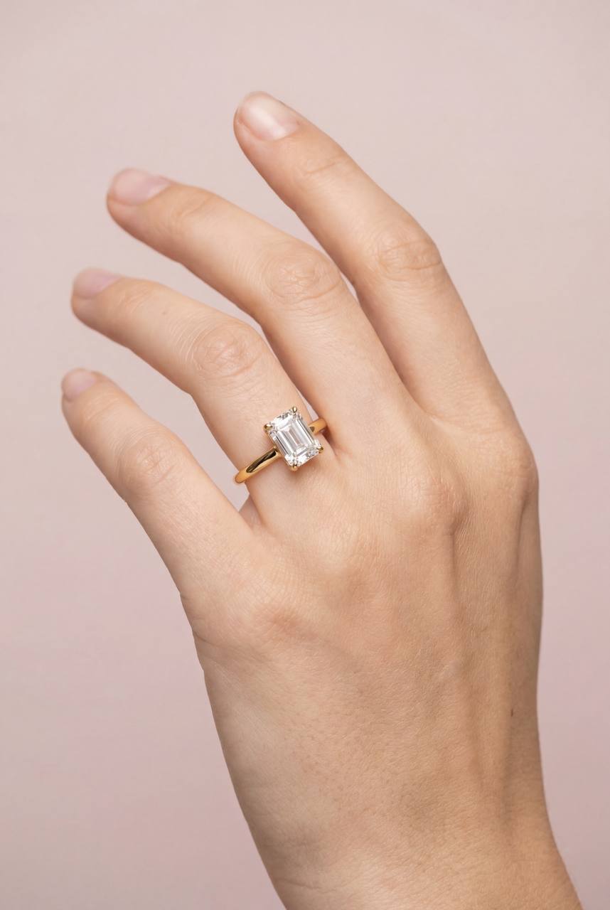 AЇNE Sheer Topaz Ring in Yellow Gold