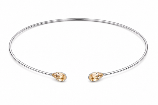 AЇNE Topaz Choker in White Gold