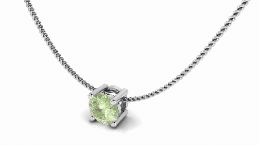 Кулон AÏNE Wine Topaz із жовтого золота