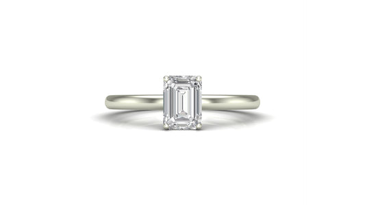 AЇNE Sheer Topaz Ring in White Gold