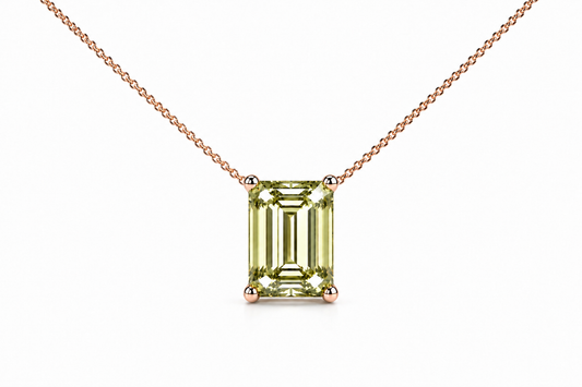AЇNE Victoria Beryl Pendant in Rose Gold