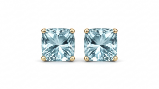 AÏNE Blue Topaz Studs