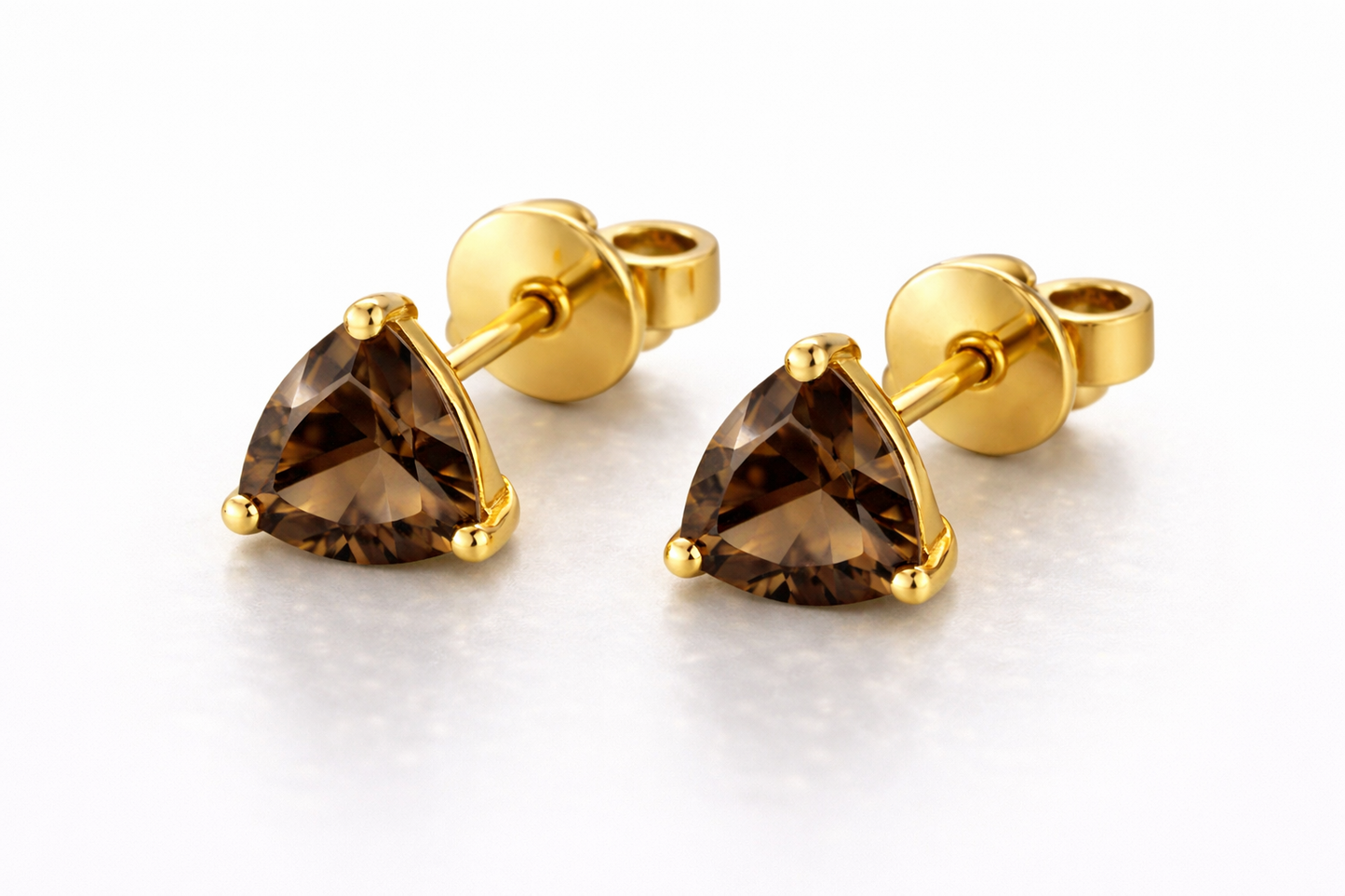 AÏNE Smoky Quartz Studs